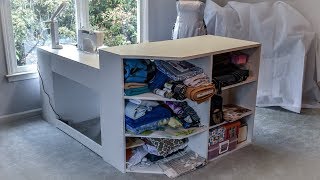 How To Make a Sewing Table and Craft Table [upl. by Eelyrag]