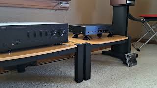 YAMAHA AS801 AND YAMAHA CDS303 AND MARTINLOGAN MOTION 15I SPEAKERS [upl. by Onibas]