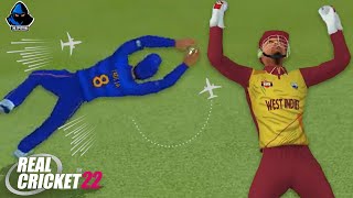 RC22 NEW UPDATE  FUNNY MOMENTS IN REAL CRICKET 22 [upl. by Aynotal729]