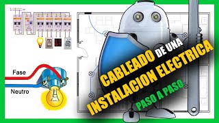 ⚡ CABLEADO de una INSTALACION ELECTRICA de una casa paso a paso [upl. by Naivaf]