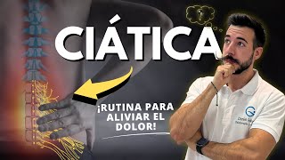 3 EJERCICIOS para Combatir el Dolor de CIÁTICA desde Casa 🏠 [upl. by Aerdnahc960]