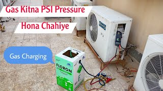 R 22 R 32 R 410a R 134a R 600a R 290 Gas Charging Kitna Pressure Hona Chahiye [upl. by O'Donoghue103]