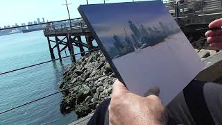 plein air watercolor painting [upl. by Ahsito]