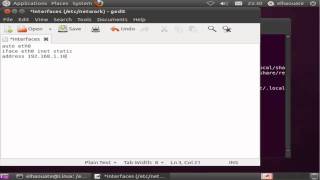 Fixer ladresse IP Sous Ubuntu [upl. by Enaywd90]