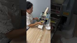 Home cutting and stuffing machaine stuffing chinesefood food viralshorts cuttingmachine [upl. by Ertsevlis920]