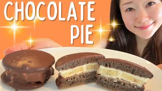 EASY CHOCO PIE  Banana Chocolate Pie [upl. by Ynattir]