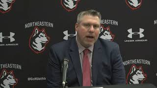 Postgame Press Conference  Mens Hockey  Jerry Keefe Sam Colangelo [upl. by Clauddetta]