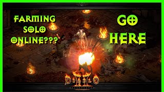 Diablo 2 Resurrected  Best Online Solo Farming Locations and Tips [upl. by Maxey]