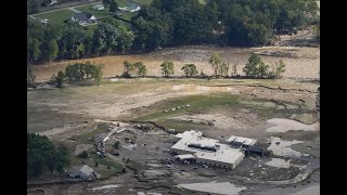 Tennessee Gov Bill Lee surveys flooding after Hurricane Helene [upl. by Akinyt]