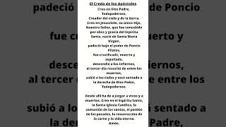 Credo de los apóstoles o credo corto [upl. by Faruq462]