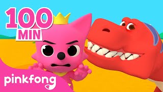 Dinosaurios para niños🦖 Tiranosaurio Rex🦕  Canciones y Cuentos Infantiles  Pinkfong en español [upl. by Oringa194]