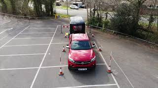 The Reversing Exercise for the BE Trailer Towing Test [upl. by Fernand]