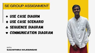 SE Group Assignment  Use Case Diagram  Use Case Scenario  Sequence Diagram Communication Diagram [upl. by Mamoun]