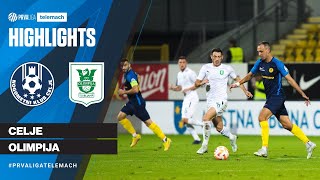 Celje 43 Olimpija  9 krog 202223 PrvaLigaTelemach [upl. by Harris]