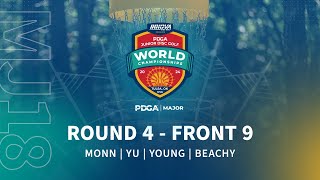 2024 PDGA Junior Disc Golf World Championships  MJ18 R4F9  Monn Yu Young Beachy [upl. by Nelg]