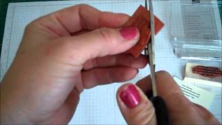 Stampin Up Stamping 101 How to Use Wood Mount Stamps [upl. by Trueman36]