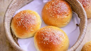 Eggless Bun Recipe  Homemade Bun Recipe  Burger Bun Recipe [upl. by Benisch]