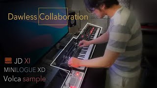 Dawless Minilogue XD x JDXI x Volca Sample [upl. by Hartley]