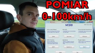 Jak wykonać pomiar 0100kmh oraz 14 mili  VCDS [upl. by Nilloc]