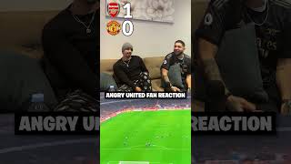 UNITED FAN RAGES 🤬 ARSENAL 20 MAN UNITED [upl. by Raymond75]