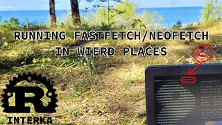 Running fastfetchneofetch in wierd places [upl. by Yelsna]