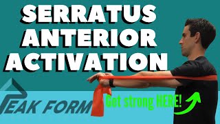 Serratus Anterior Activation Exercises  San Diego Chiropractor [upl. by Attem324]