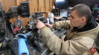 186F DIESEL 10HP ENGINE REBUILD YANMAR CLONE l100 [upl. by Nylaroc]