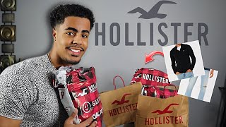 HUGE Hollister Spring clothing Try On Haul  Does Hollister support Tall Guys [upl. by Aiciruam]