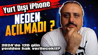 Yurt Dışı Kapanmış iPhonelar neden açılmadı ne yapmanız gerekiyor [upl. by Wartow296]