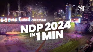 National Day Parade 2024 in 1 minute  Timelapse  SG59 [upl. by Xuerd]