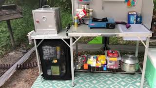 Ginnie Springs Campsite Tour  Members Mark LED Tent  My Camp Kitchen [upl. by Bushweller917]