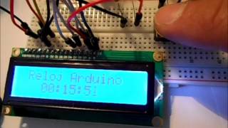 Reloj con arduino sin DS1307 [upl. by Lucina25]