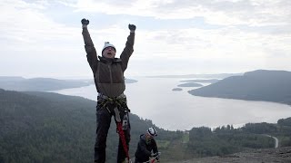 Tareq Taylors Nordic Cookery  Höga Kusten  Myregården Surströmming and Via Ferrata [upl. by Areemas]