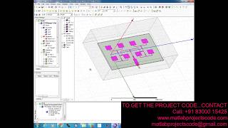 Design of a 22 array microstrip patch antenna HFSS [upl. by Shurlocke811]