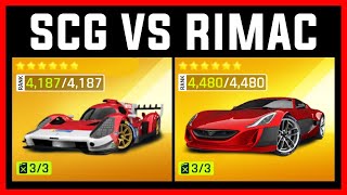 Asphalt 9 SCG 007S VS Rimac Concept One [upl. by Ortrude]