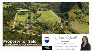 Property for sale  365 Mill Creek Road Kaimarama [upl. by Otilia227]