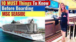 MSC Seaside Features And Overview [upl. by Enenaej318]