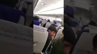 indigo flight turbulent Flight No6E6125 which took off from Delhi to Srinagar at 525 [upl. by Legim]