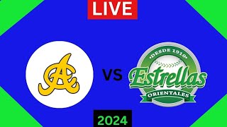 Aguilas cibaenas vs Estrellas orientales Baseball scrose l Dominican professional Baseball League [upl. by Ainslee404]