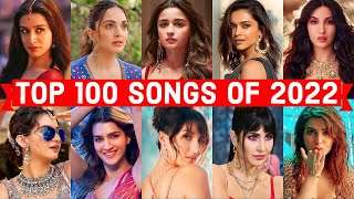 Top 100 HindiBollywood Songs of 2022 Year End Chart 2022  Popular Bollywood Songs 2022 [upl. by Reisch]