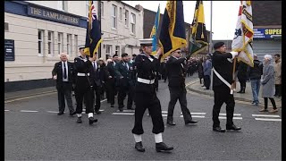 Castleford Remembrance Sunday10th November 2024 [upl. by Nwahsel]