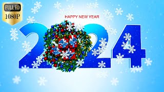 Free Happy New Year 20243D Greeting Card In Full HDNo CopyrightDownload Link In Description [upl. by Minsk]