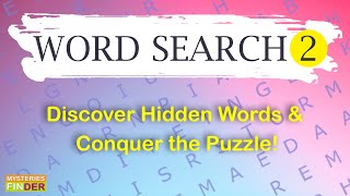 Word Search 2  Seek and Find Hidden Words Part 1 Beach items [upl. by Ramma179]