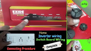 ⚡How To Do Best Inverter wiring  two way switch connection Switch board wiring tips in 2024 [upl. by Kori]