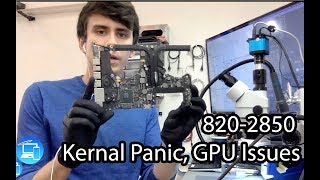 A1286 820 2850 Kernel Panic Repair [upl. by Reinald]