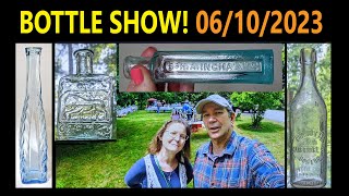 ANTIQUE BOTTLE SHOW BROWSE THE SHOW WITH US WHAT DID WE BUY SEEKONK MA TAILGATE EVENT [upl. by Certie4]