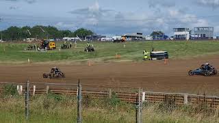 Class 9 1 British Autograss series round 3 held by Wiltshire Autograss 17th August 2024 [upl. by Caron900]