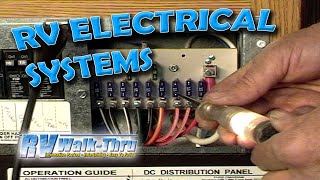 RV WalkThru Electrical  Learn about the electrical system on your RV [upl. by Alegna]