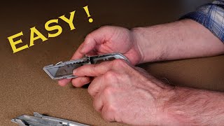 Stanley Utility Knife 99 Blade Change [upl. by Canotas]