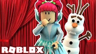 LET IT GO BECOMING QUEEN ELSA  Roblox Design It  Amy Lee33 [upl. by Dnalwor724]